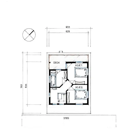 Båthotell 4 Sterne Dtv Floating House Kröslin